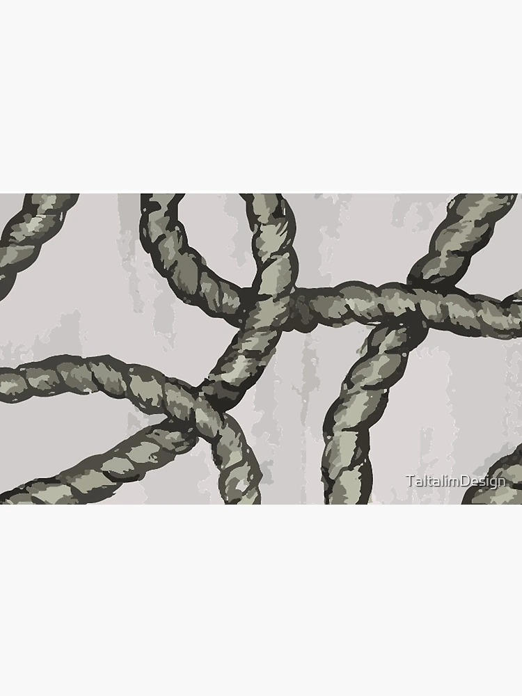 Thumbnail 4 of 4, Coffee Mug, 'Tangled Ropes' - Hand Drawn Ink Design designed and sold by TaltalimDesign.
