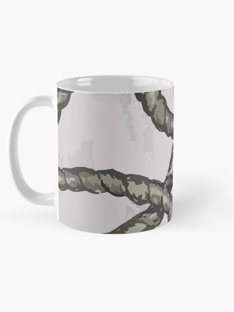 Thumbnail 5 of 6, Coffee Mug, 'Tangled Ropes' - Hand Drawn Ink Design designed and sold by TaltalimDesign.
