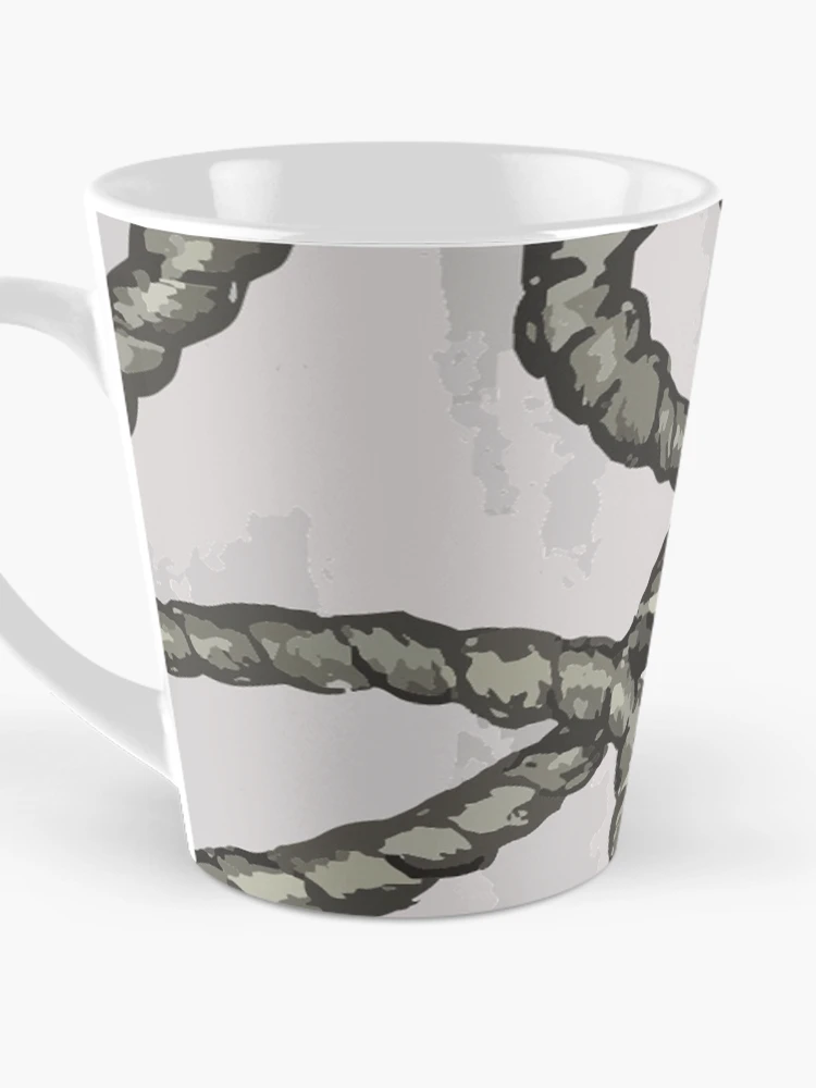 Thumbnail 3 of 4, Coffee Mug, 'Tangled Ropes' - Hand Drawn Ink Design designed and sold by TaltalimDesign.