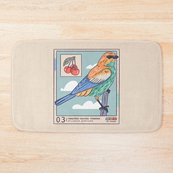 Item preview, Chestnut-backed Tanager designed and sold by fernandaschalle.
