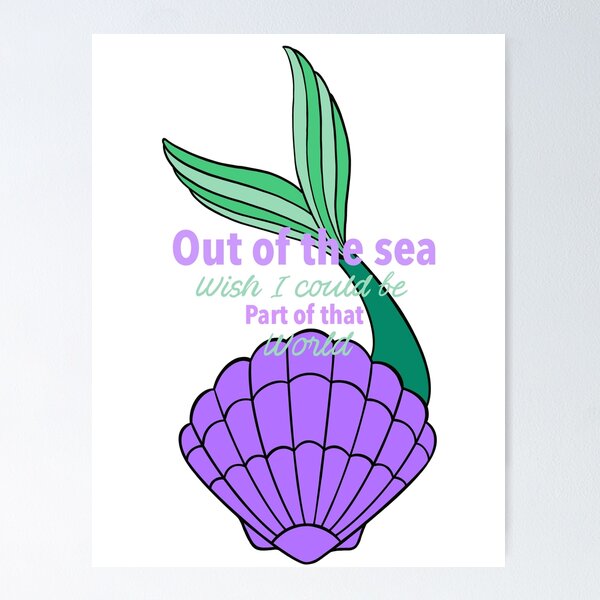 Item preview, Little Mermaid - Part of your World Shell and Tail designed and sold by Thingamabobbidi.