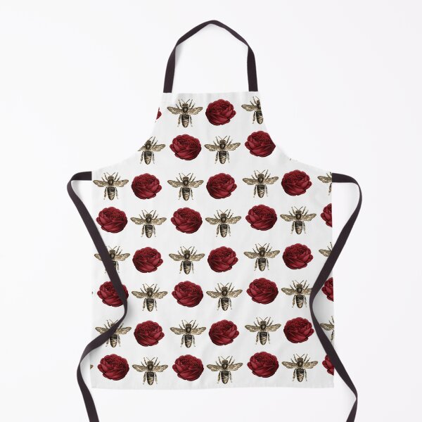 Item preview, Golden Bee and Red Roses designed and sold by Dreamflight.
