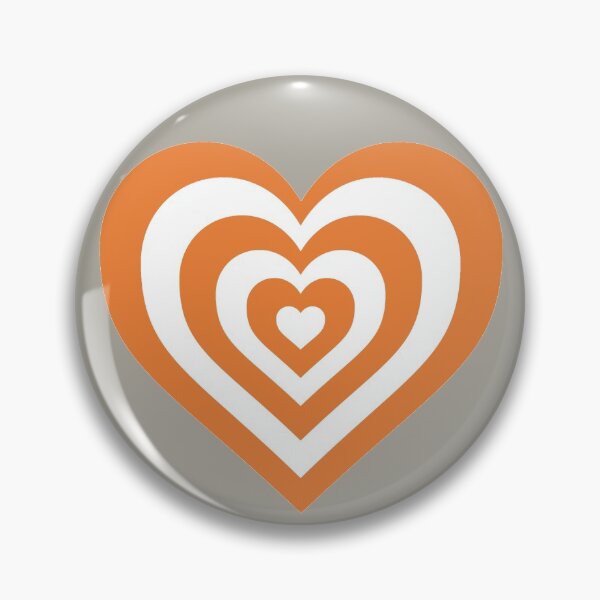 Item preview, Orange and White - Powerpuff Girls Retro Heart designed and sold by Liyanna Baloca.