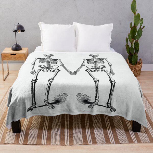 Item preview, Skeleton Lovers Holding Hands designed and sold by quirky-artistry.