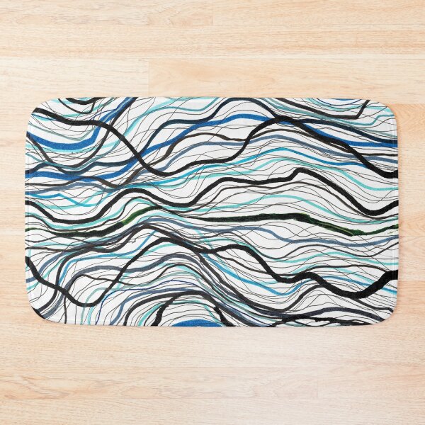 Item preview, ~ WAVES ~ Hand Drawn Ink Design designed and sold by TaltalimDesign.