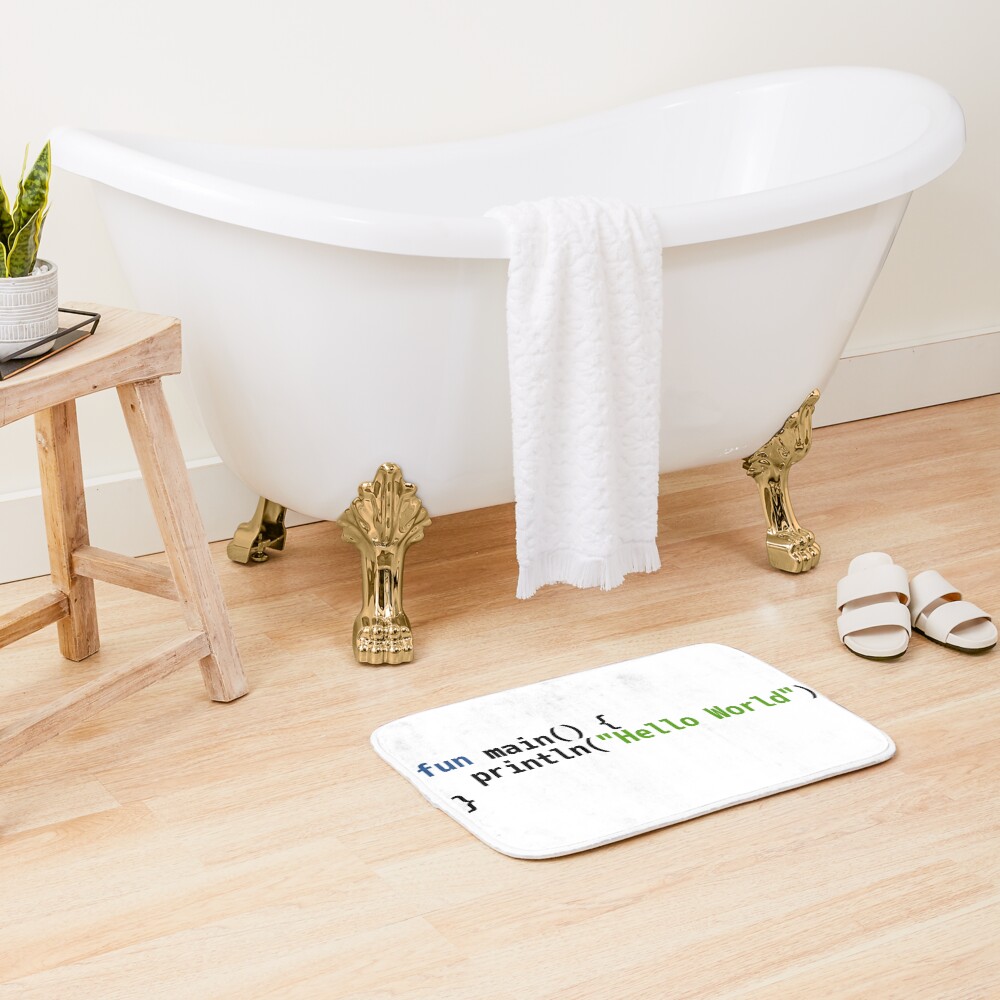 Item preview, Bath Mat designed and sold by geeksta.