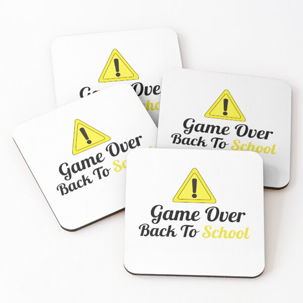 Item preview, Game Over Back To School : funny  designed and sold by Miaberzo.