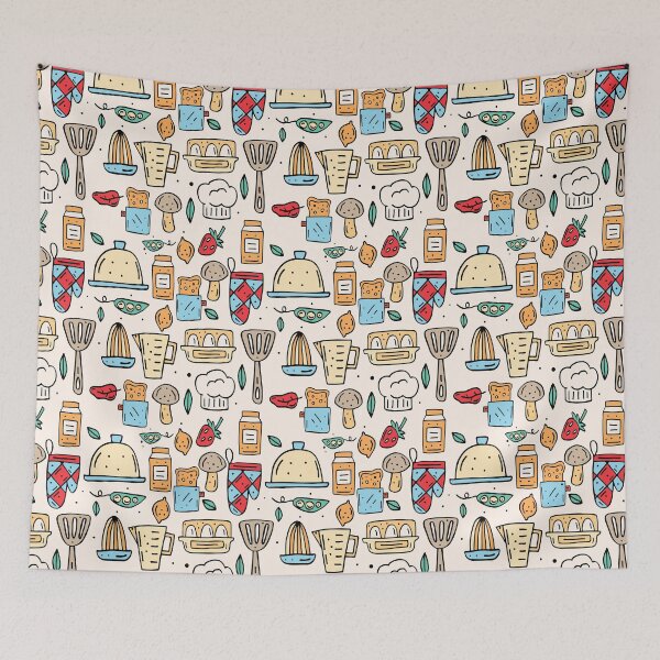 Item preview, Kitchen Pattern designed and sold by spaceopy.