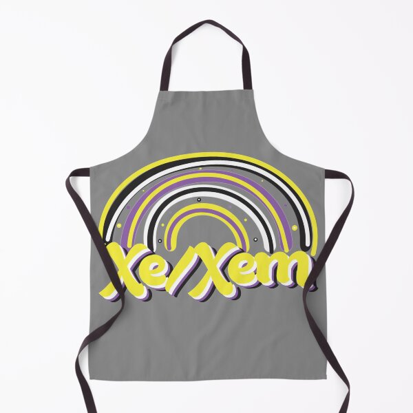 Item preview, Xe/Xem Nonbinary Pronouns Rainbow designed and sold by PolyKinkyQueer.