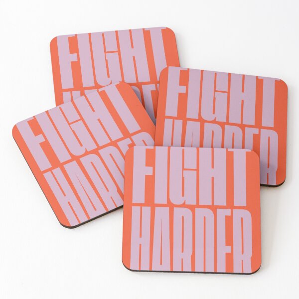 Item preview, Fight Harder - Angela Davis Quote Feminist Poster designed and sold by PosterpartyCo.