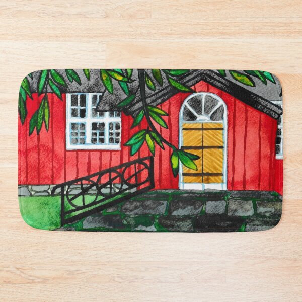 Item preview, Red Wooden Church  designed and sold by Niina  Niskanen.