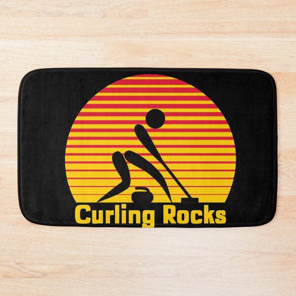Item preview, Curling Rocks-retro1 designed and sold by VJKTees.