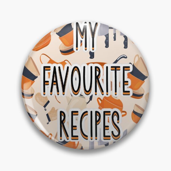 Item preview, My Favourite Recipes Blank Cookbook designed and sold by spaceopy.