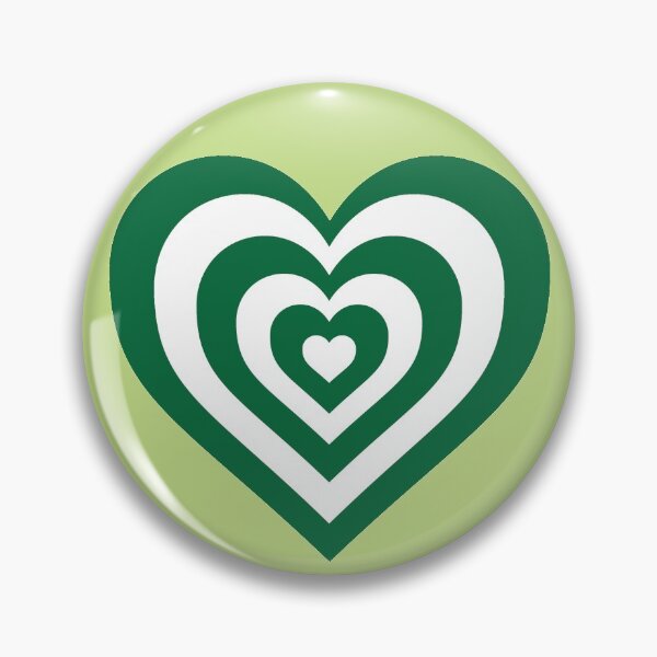 Item preview, Green and White - Powerpuff Girls Retro Heart designed and sold by Liyanna Baloca.
