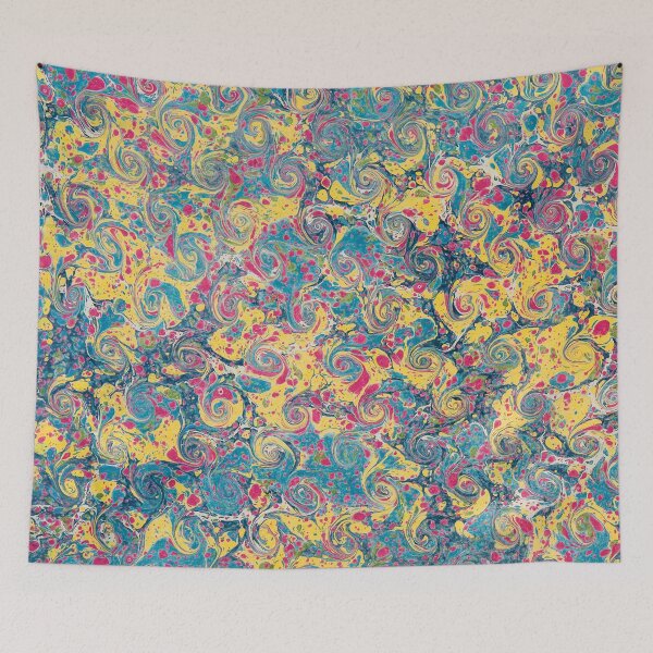 Item preview, Fancy Blue And Yellow Marble Pattern designed and sold by Piper-Deals.