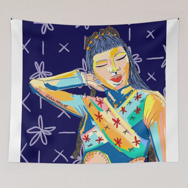 Item preview, Charro woman illustration (Salamanca) designed and sold by Aitanaperez-art.