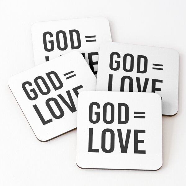 Item preview, God = Love - Christian Sayings designed and sold by FoundedInJesus.