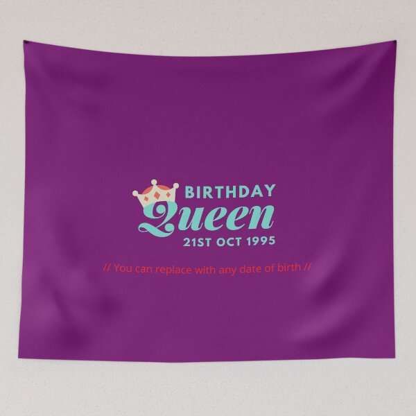 Item preview, BITHDAY QUEEN - Birthday designed and sold by Badowolf.