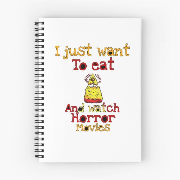 Item preview, I Just Want To Eat Pizza And Watch Horror Movies designed and sold by ShopDisct.