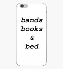 Vinilo o funda para iPhone bandas, libros y cama