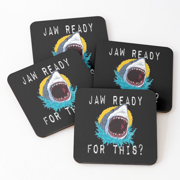 Item preview, Jaw Ready For This Funny Shark Lover designed and sold by Dressed For  Duty.