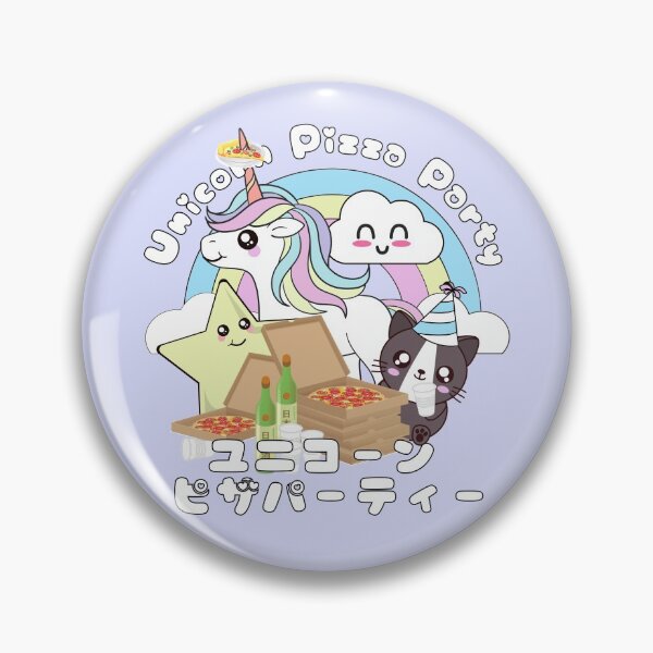 Item preview, Unicorn Pizza Party designed and sold by GleamingGiant.