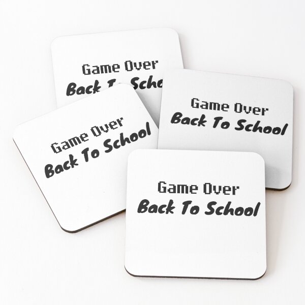 Item preview, Game Over Back To School : funny  designed and sold by Miaberzo.