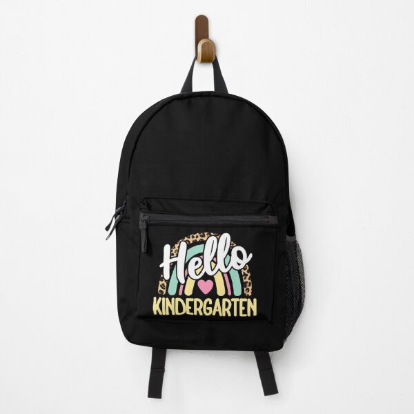 Item preview, Hello Kindergarten Leopard Rainbow Back to School Teacher designed and sold by AnyKitty.