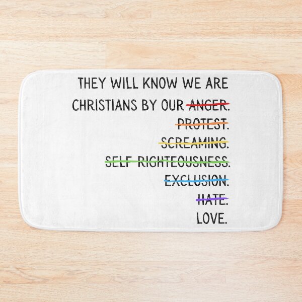 Item preview, LGBTQ Ally "They Will Know We Are Christians By Our Love" designed and sold by LoveFromMI.
