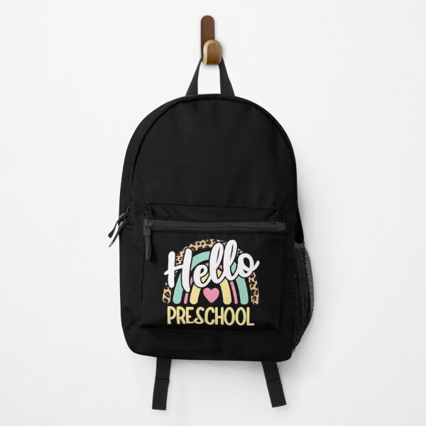 Item preview, Hello Preschool Leopard Rainbow Back to School Teacher designed and sold by AnyKitty.