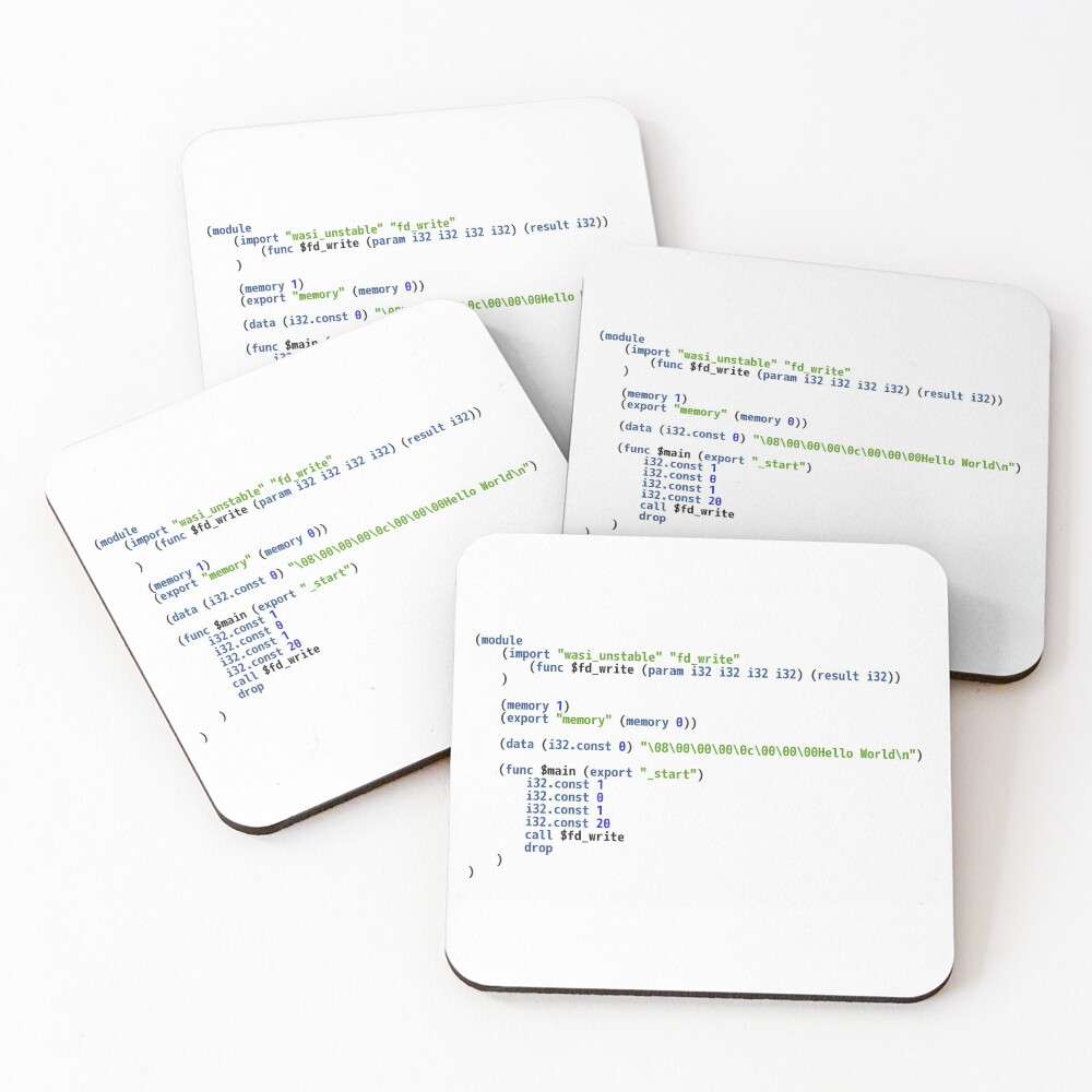 Item preview, Coasters (Set of 4) designed and sold by geeksta.