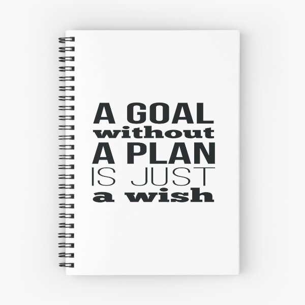 Item preview, A Goal Without A Plan Is Just A Wish designed and sold by FiveNiches.