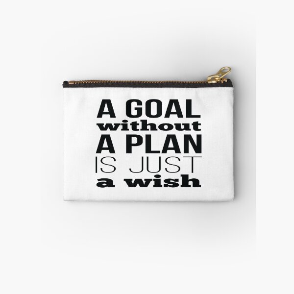 Item preview, A Goal Without A Plan Is Just A Wish designed and sold by FiveNiches.