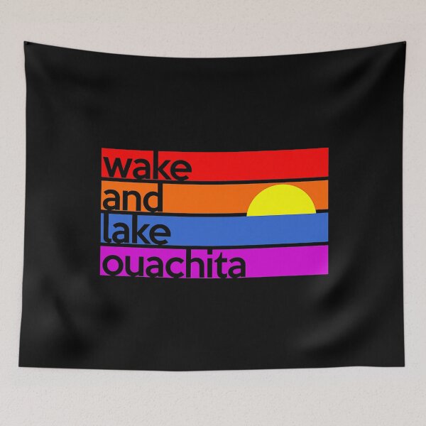 Item preview, Wake and Lake Ouachita Arkansas Outdoors Boating Fishing designed and sold by WilliamQuinnell.