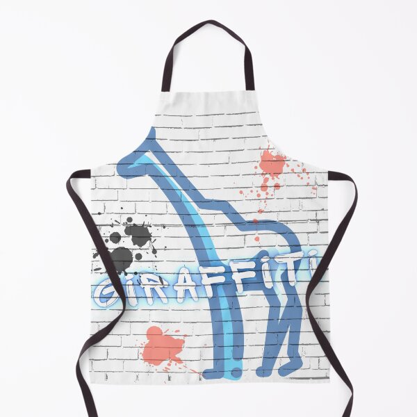 Item preview, Giraffiti - Animal Pun designed and sold by The Agreeable Raven.