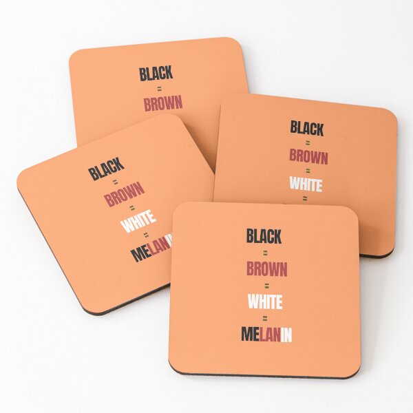 Item preview, Melanin - Black - Brown - White designed and sold by Tshirtpedia.