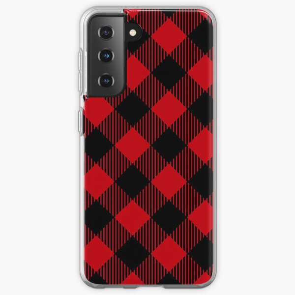 Buffalo Plaid Christmas Winter Pattern Samsung Galaxy Soft Case