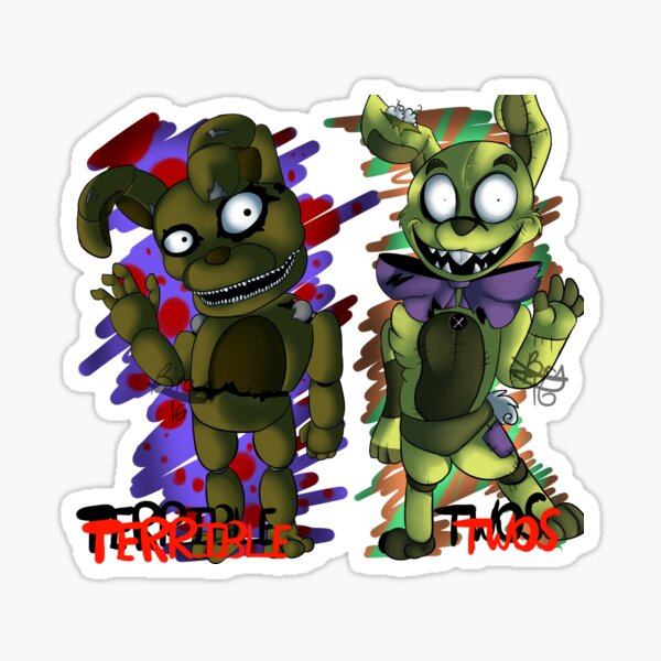 Fnaf Nightmare Animatronics Stickers for Sale