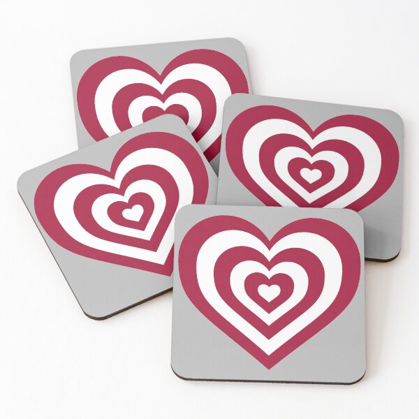 Item preview, Crimson and White - Powerpuff Girls Retro Heart designed and sold by Liyanna Baloca.