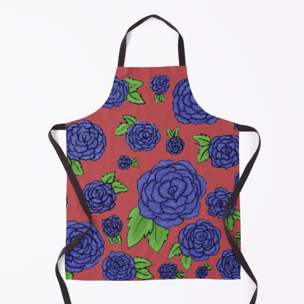 Artikelvorschau, Blaue Blumen R2 entworfen und verkauft von Liz Redbrake.