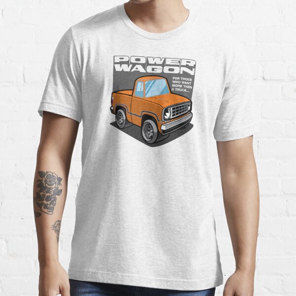 Green Dodge WDX Power Wagon Classic White T-Shirt