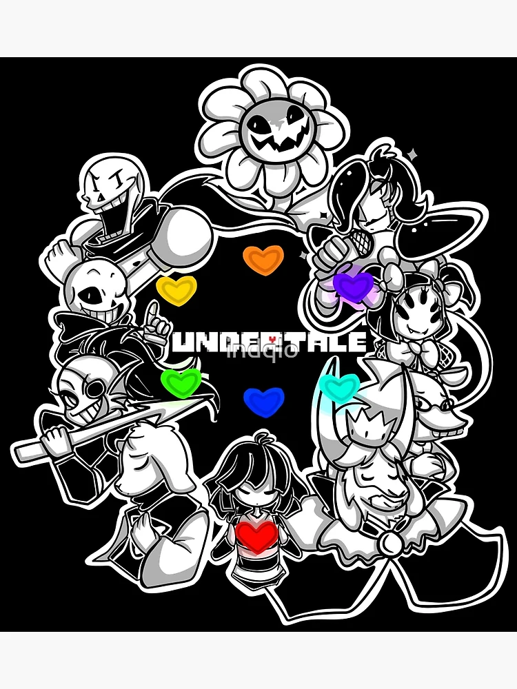 Every Characters in Undertale Poster Wall Decor – Twentyonefox