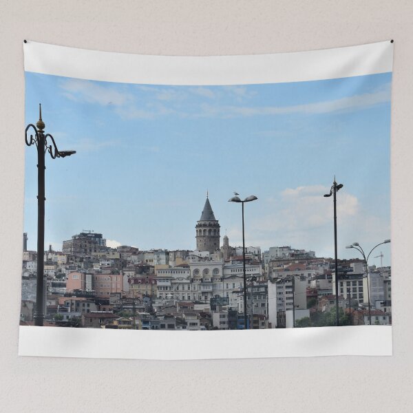 Item preview, Galata Tower and the Streets of Istanbul  designed and sold by Lara-vez.