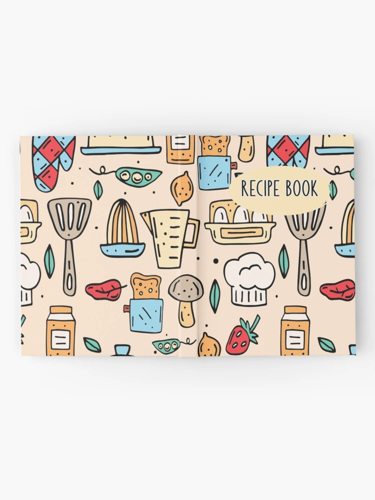 Recipe Book Blank Pumpkins Themed  Hardcover Journal for Sale by spaceopy