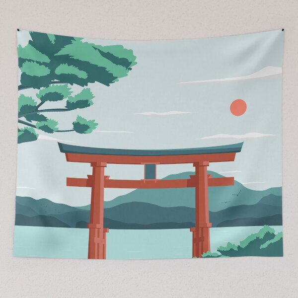 Item preview, Itsukushima Shrine - JAPAN designed and sold by JENTZBOM-ART.