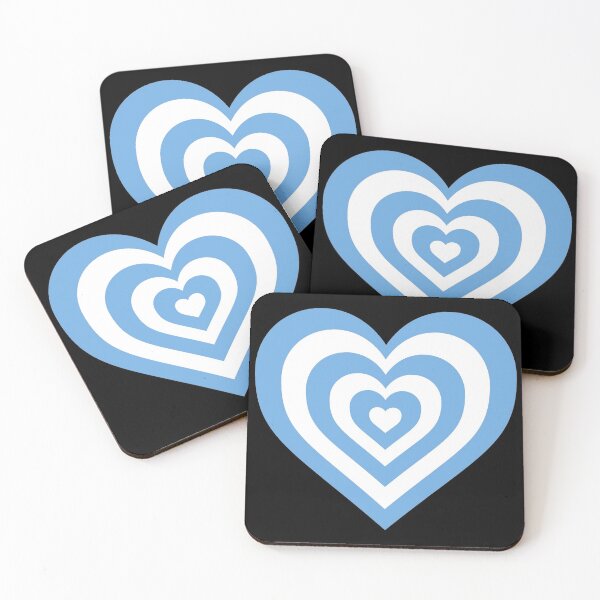 Item preview, Blue and White - Powerpuff Girls Retro Heart designed and sold by Liyanna Baloca.