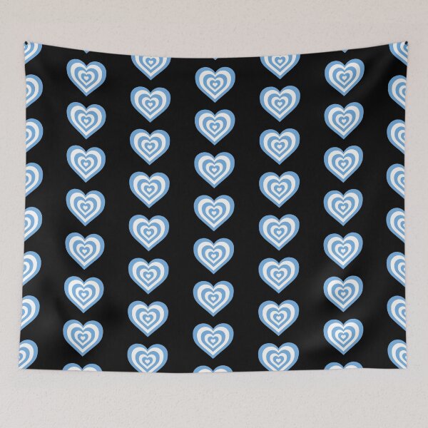 Item preview, Blue and White - Powerpuff Girls Retro Heart designed and sold by Liyanna Baloca.