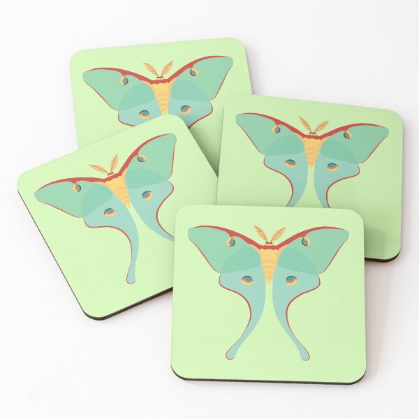 Item preview, Luna Moth designed and sold by Broken Antler Designs .