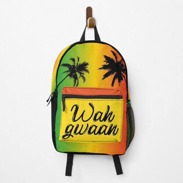 Item preview, Wah Gwaan Jamaican Hello Slang Quote designed and sold by HotHibiscus.