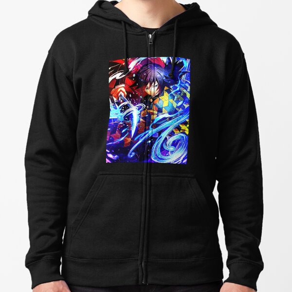 Water Master Giyu Slayer Zipped Hoodie